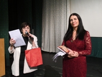 Jana Paulman Tartu Ülikooli Pärnu kolledži väärikate ülikooli loengul Tervise konverentsikeskuses. Foto: Urmas Saard / Külauudised