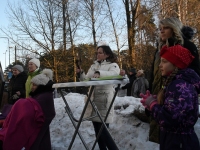 Jõululaupäeval Raeküla Vanakooli keskuses. Foto: Urmas Saard / Külauudised