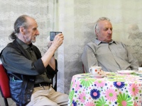 Jutuõhtul „Raamat algab lugejast” mais 2026. Foto: Urmas Saard / Külauudised