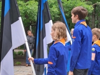 Juuniküüditamise aastapäeval Pärnu Leinapargis. Foto: Urmas Saard / Külauudised