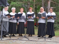 Juuniküüditamise aastapäeval Pärnu Leinapargis. Foto: Urmas Saard / Külauudised
