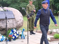 Juuniküüditamise aastapäeval Pärnu Leinapargis. Foto: Urmas Saard / Külauudised