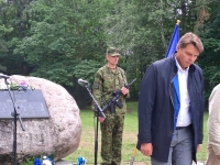 Juuniküüditamise aastapäeval Pärnu Leinapargis. Foto: Urmas Saard / Külauudised