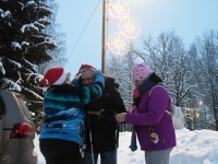 Kepikõndijad esimesel advendil Sindis. Foto: Urmas Saard / Külauudised