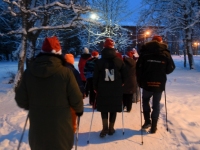 Kepikõndijad esimesel advendil Sindis. Foto: Urmas Saard / Külauudised