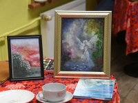 Kirjandushuviliste kohtumine loomingulise koosseisuga Raeküla kogukonnakeskuses. Foto: Urmas Saard / Külauudised