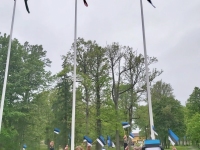 Pärast kolme lipu heiskamise tseremooniat. Foto: Eneli Arusaar
