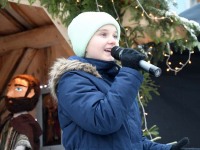 Kolmekuningapäeval Raeküla Vanakooli keskuse instalatsiooni juures. Foto: Urmas Saard / Külauudised