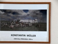 Konstantin Mülleri maalinäitus Häädemeeste raamatukogus. Foto: Urmas Saard / Külauudised