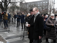 Konstantin Pätsi 150. sünniaastapäeva tähistamine Tallinna ajaloolisel Uuel turul. Foto: Urmas Saard / Külauudised