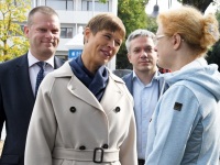 President Kersti Kaljulaid Pärnus. Foto: Urmas Saard / Külauudised