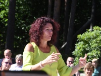 Merike Teppan-Kolk on Selja Lauluseltsingut juhatanud 20 aastat. Foto: Urmas Saard / Külauudised