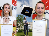 MTÜ Eesti Lipu Selts tänab hõbemärgi ja tänukirjaga teid, Maris Voltein, Ülle Ots, Asko Aru. Fotokollaaž: Urmas Saard / Külauudised