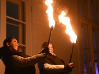 Kultuuride sild: „Vievis-Pärnu” 2021. aastal Raeküla Vanakooli keskuses. Foto: Urmas Saard / Külauudised