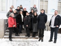 Kultuuride sild: „Vievis-Pärnu” 2021. aastal Raeküla Vanakooli keskuses. Foto: Urmas Saard / Külauudised
