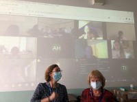 Pärnu Kuninga kool taaselustas rahvusvaheliste projektide hübriidvormis lähetused. Foto: Pärnu Kuninga Tänava Põhikool