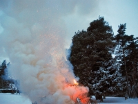 003 Jõulupuude põletamine Paikusel. Foto: Urmas Saard