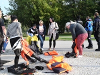 003 Laevaõnnetuse päästeharjutus Pärnu jõel. Foto: Urmas Saard / Külauudised