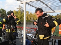 046 Laevaõnnetuse päästeharjutus Pärnu jõel. Foto: Urmas Saard / Külauudised