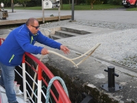 054 Laevaõnnetuse päästeharjutus Pärnu jõel. Foto: Urmas Saard / Külauudised