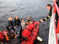 060 Laevaõnnetuse päästeharjutus Pärnu jõel. Foto: Urmas Saard / Külauudised