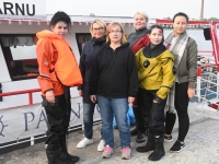 067 Laevaõnnetuse päästeharjutus Pärnu jõel. Foto: Urmas Saard / Külauudised