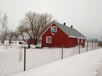 Lipp Põltsamaa valla Lahavere küla elamul. Foto: Jaan Lukas