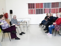 Luulekogumiku „Versioon 7.0” esitlusel Pärnu Keskraamatukogus. Foto: Urmas Saard / Külauudised