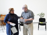 Luulekogumiku „Versioon 7.0” esitlusel Pärnu Keskraamatukogus. Foto: Urmas Saard / Külauudised