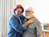 Luulekogumiku „Versioon 7.0” esitlusel Pärnu Keskraamatukogus. Foto: Urmas Saard / Külauudised