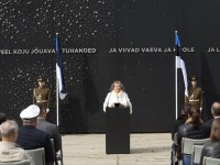 Mälestustseremoonial Eesti Kommunismiohvrite memoriaalil Maarjamäel. Foto: Marko Poolamets