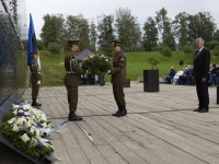 Mälestustseremoonial Eesti Kommunismiohvrite memoriaalil Maarjamäel. Foto: Marko Poolamets
