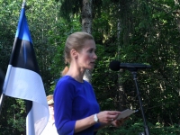 Mälestustule ja muinastule ühendamise teekond Paidest Müüslerisse. Foto: Urmas Saard / Külauudised