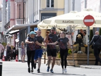 Mälestustule Pärnust teele Narva läkitamine. Foto: Urmas Saard / Külauudised