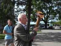 Mälestustule Pärnust teele Narva läkitamine. Foto: Urmas Saard / Külauudised