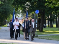 Mälestustule teekonnal Pärnust Paidesse. Foto: Urmas Saard / Külauudised