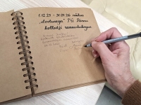 Malle Erendi kuues isikunäitus Pärnu kolledžis. Foto: Urmas Saard / Külauudised