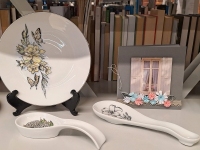 Malle Erendi kuues isikunäitus Pärnu kolledžis. Foto: Urmas Saard / Külauudised