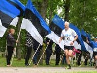 019 Maraton Eesti Vabariik 100 läbib Sindit. Foto: Urmas Saard