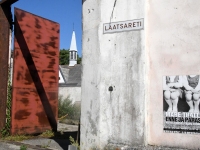 Mare Tralla näituse "Enne ja pärast" avapäeval. Foto Urmas Saard / Külauudised