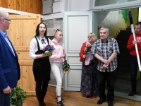 Maris Volteini viimane tööpäev Sindi gümnaasiumi kantselei juhataja ametis. Foto: Urmas Saard / Külauudised