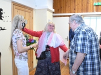 Maris Volteini viimane tööpäev Sindi gümnaasiumi kantselei juhataja ametis. Foto: Urmas Saard / Külauudised