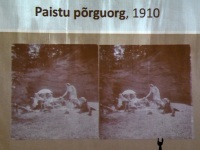 Marju Kõivupuu loengut illustreeriv Paistu ürgorg 1910. aastal. Foto: Urmas Saard / Külauudised