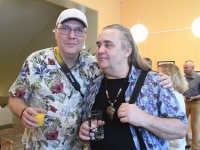 Marko Toomasti näituse “Betula” avamine Tallinna Ülikooli Akadeemilise Raamatukogu teise korruse galeriis. Foto. Urmas Saard / Külauudised