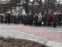 Märtsiküüditamise 73. aastapäev Leina pargis. Foto: Urmas Saard / Külauudised