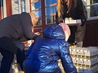 Märtsiküüditamise mälestuspäeval Sindi endise raudteejama juures. Foto: Urmas Saard / Külauudised