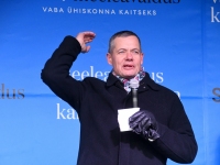 Meeleavaldus Tallinna Vabaduse väljakul. Foto: Urmas Saard / Külauudised