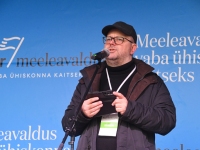 Meeleavaldus Tallinna Vabaduse väljakul. Foto: Urmas Saard / Külauudised