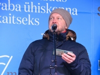 Meeleavaldus Tallinna Vabaduse väljakul. Foto: Urmas Saard / Külauudised