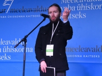 Meeleavaldus Tallinna Vabaduse väljakul. Foto: Urmas Saard / Külauudised